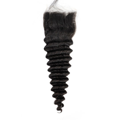 Unprocessed Virgin Deep Hair Closure Manufacturers,Wholesale Remy Natural Deep Hair Closure