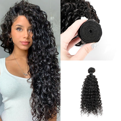 100 Human Hair Bundles Good Quality Unprocessed Brazilian Curly Virgin Human Hair Bundles Weave