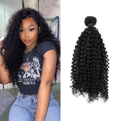 Kinky Curly Wave Hair Bundles Weaves Unprocessed Human Virgin Hair Extensions