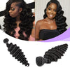 Natural Hair Deep Wave Malaysian Hair Bundles 9a Grade 100% Malaysian Human Hair Bundles