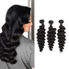 Hair Extension 100% Human Hair Deep 3 Bundles Bundles With Closure Brazilian Hair Weave Bundles