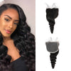 Human Hair Wave Natural Human Hair Loose Bundles Closure