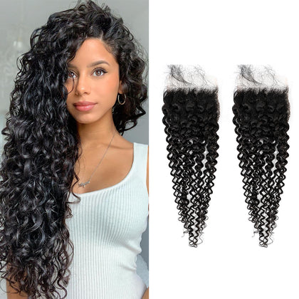 Hair Bundle Double Drawn Hair Extension Kinky Curly Wave Closure