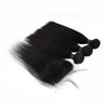 Hair Products Wholesale Unprocessed Virgin Natural 3 Straight Wave Bundles With Closure