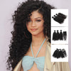 High Quality Cuticle Aligned Curly Human Hair Bundles With 4X4 Lace Closure Hair Extension