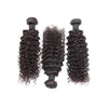 Wholesale Virgin Brazilian Human Hair Bundles With Lace Closure,3 Part Bundles,Cheap Curly Human Hair Weave