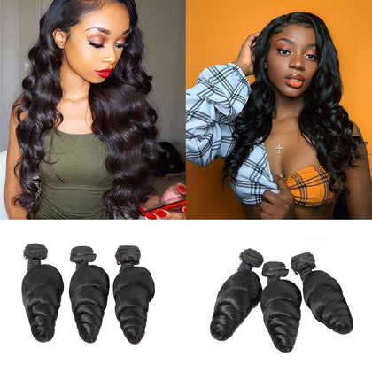 Best Quality Double Drawn Remy Indian Virgin Loose Hair 3 Bundles