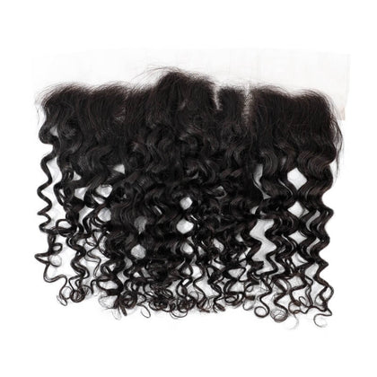 Super Quality Human Hair Frontal Curly Wave Lace Frontal Hair In Stock