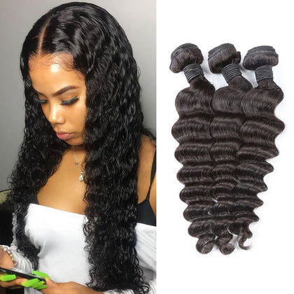 10A Grade Indian Human Hair Weave Extensions, Malaysian Virgin Cuticle Aligned Hair Bundles